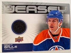 2010-11 Upper Deck Series 1 UD Game Jersey #GJ-GB Gilbert Brule Oilers